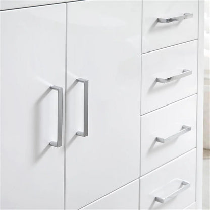 Fresca Imperia 36" Free Standing Wood Bathroom Vanity - Right in Glossy White