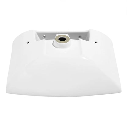 Sublime Pedestal Bathroom Sink Square Single Faucet Hole