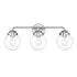 95903-BG-Designers Fountain-Knoll - Three Light Bath Bar-Brushed Gold Finish
