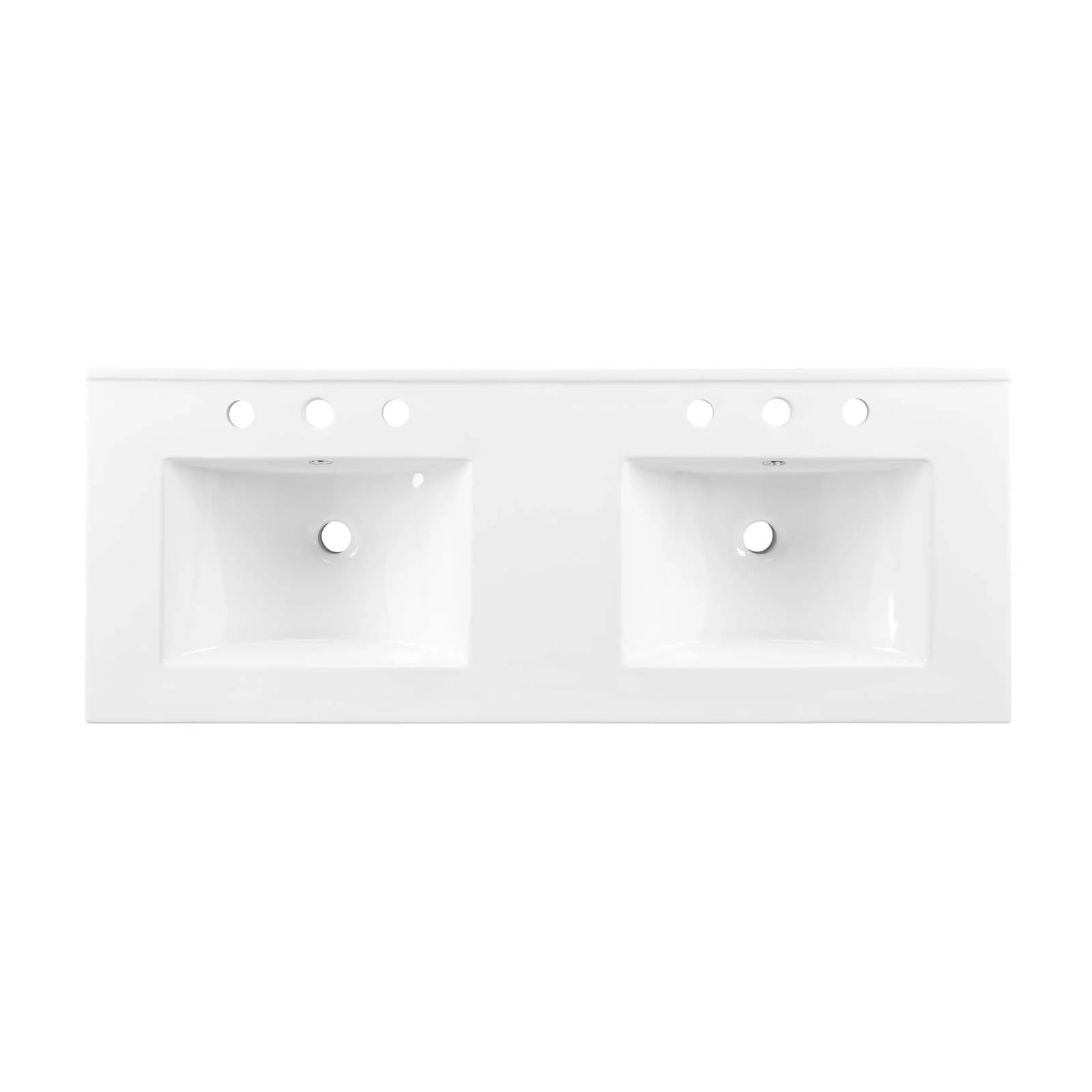 Modway Soma 48�?Double Sink Bathroom Vanity in Oak White