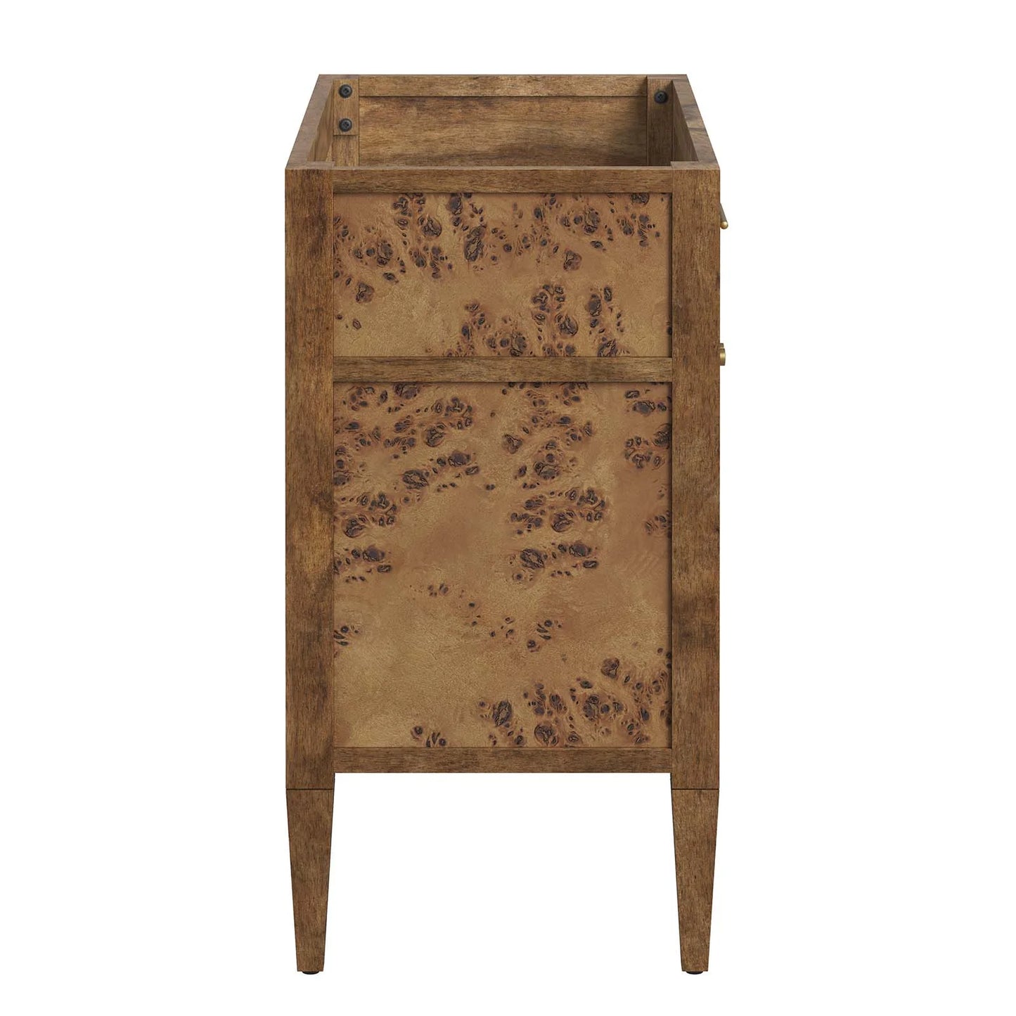 Modway Elysian 36" Wood Bathroom Vanity in White Brown