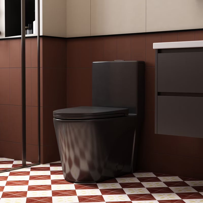 Albriya A1854 One Piece Toilet, Modern Elongated Toilet Power Dual Flush 1.1/1.6 GPF with Comfortable Chair Seat ADA Height 16 1/4’�?for Bathroom, 12’�?Rough-In, MaP 1000g, Grey