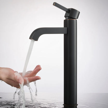KRAUS Ramus Tall Vessel Bathroom Faucet, Oil Rubbed Bronze Finish
