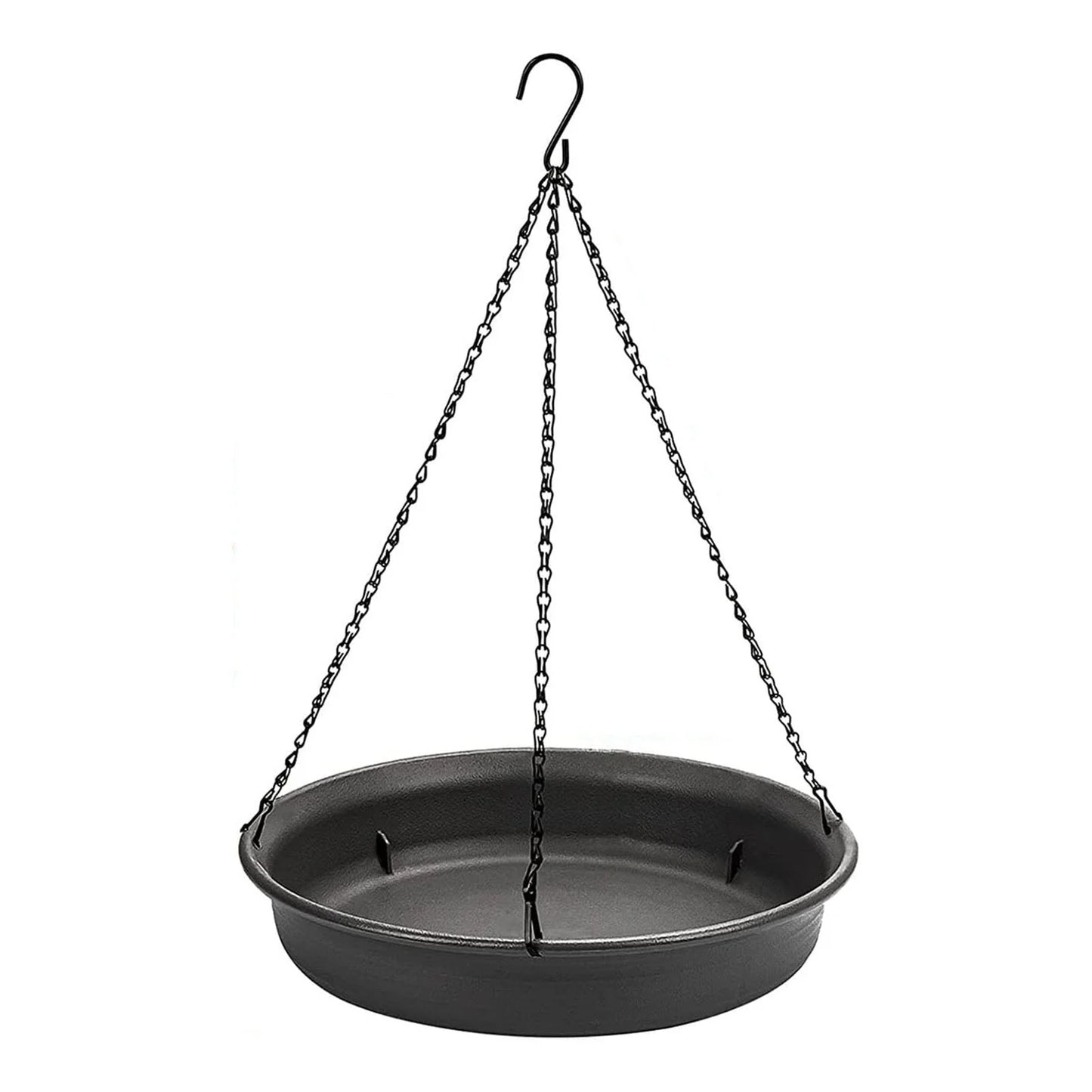 Outdoor Hanging Tray Bird Bath Tray Firm Chain Tray Strong Burden Capacity Gardening Exterior Decoration