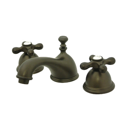 Kingston Brass KS3967AX 8 in. Widespread Bathroom Faucet, Brushed Brass