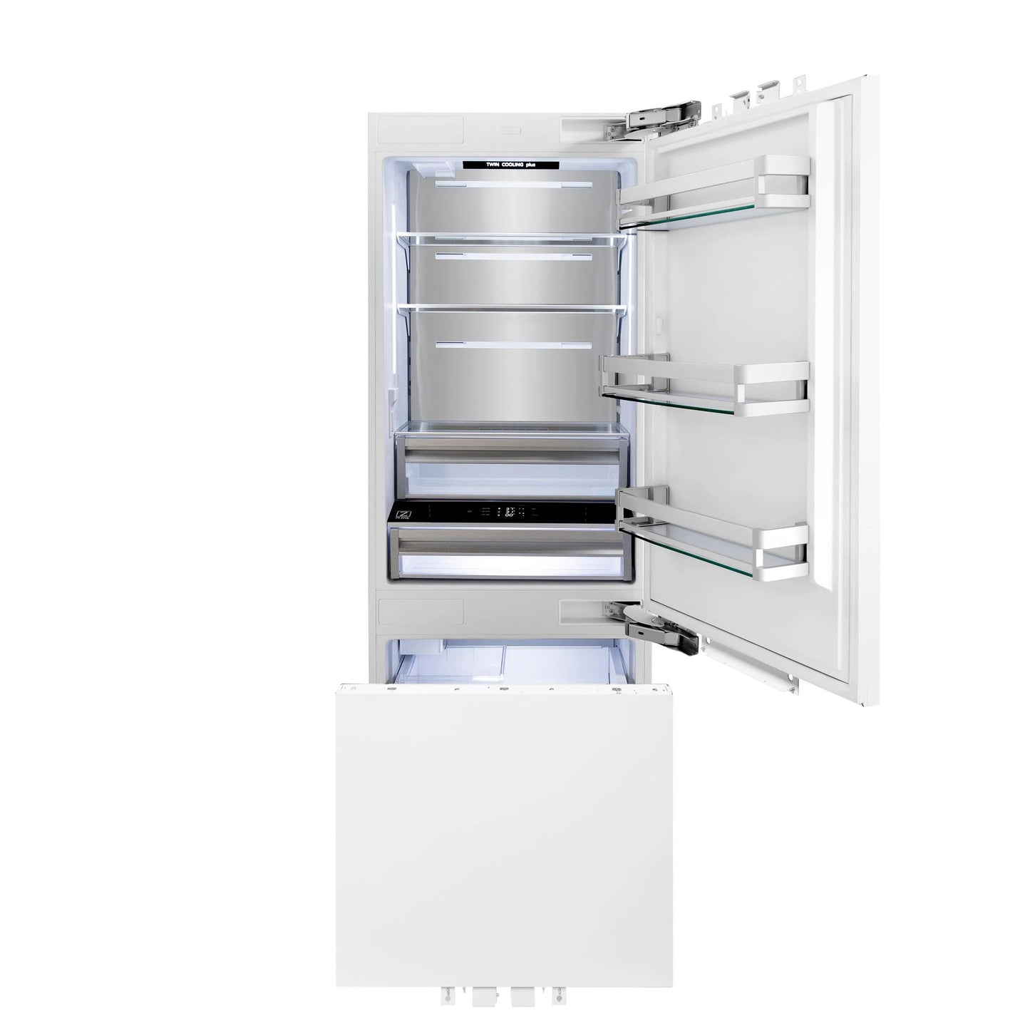ZLINE KITCHEN AND BATH RBIV30 bottom freezer built in refrigerator