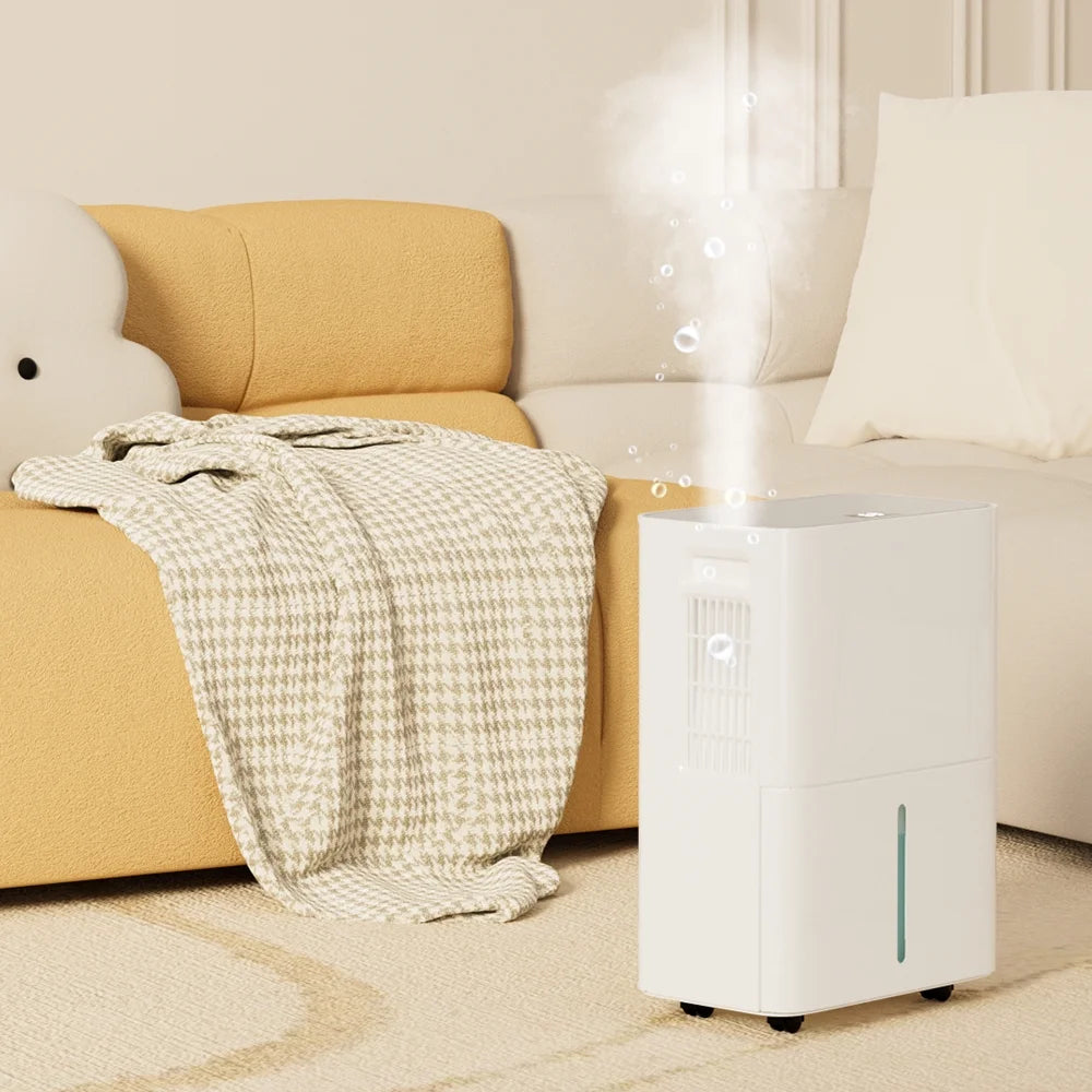 Dehumidifiers for Home, 2500 Sq.Ft with Drain Hose Max 26 Pints, Dehumidifier for Basement, Bathroom, Bedroom, Three Modes, Intelligent Humidity Control, Dry Clothes, 24HR Timer