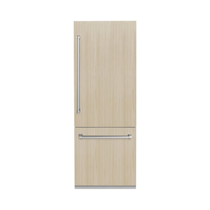 ZLINE KITCHEN AND BATH RBIV30 bottom freezer built in refrigerator