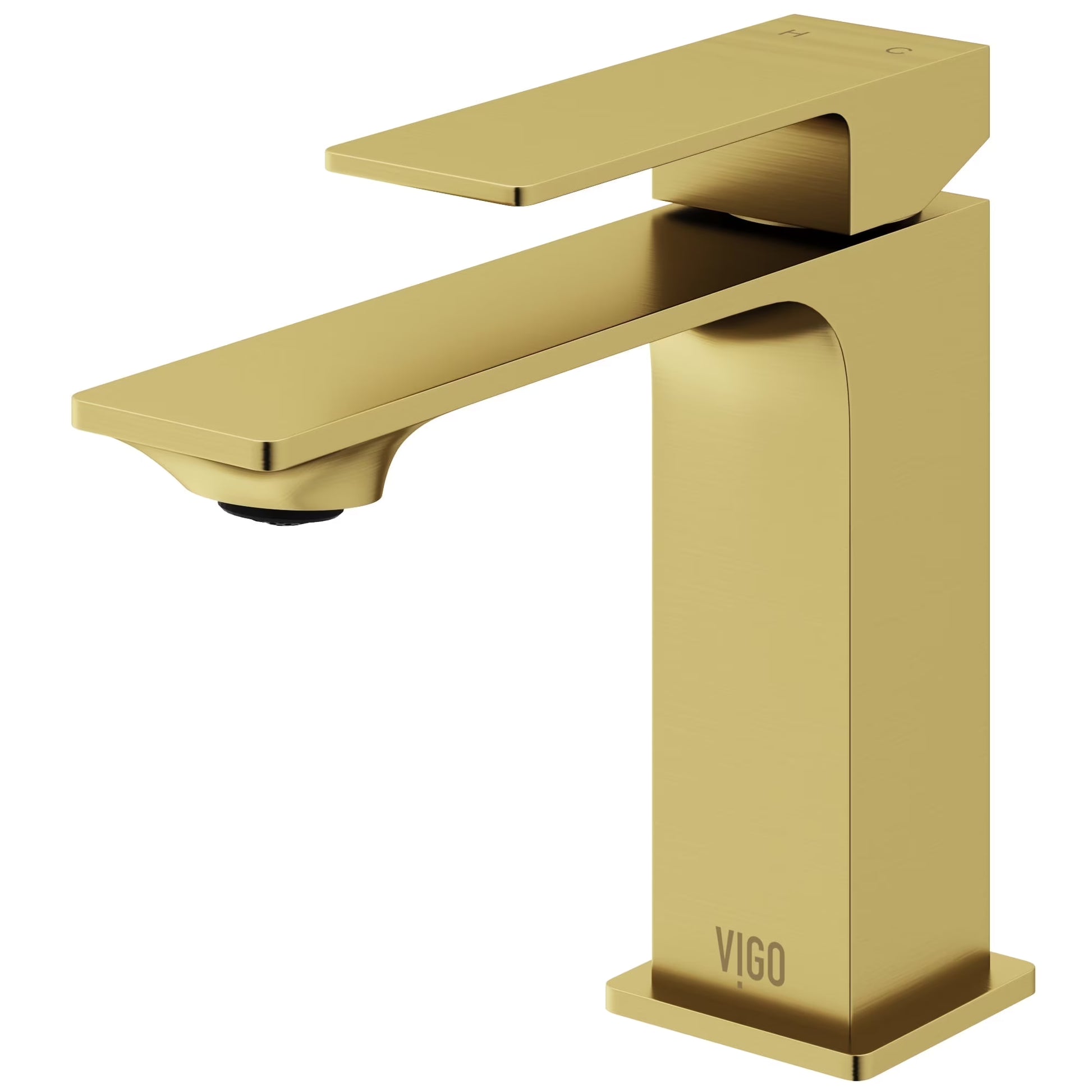 VIGO Dunn Single Handle Single-Hole Bathroom Faucet in Brushed Nickel