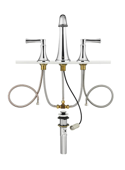 American Standard 7722.801 Estate Widespread Bathroom Faucet - Nickel