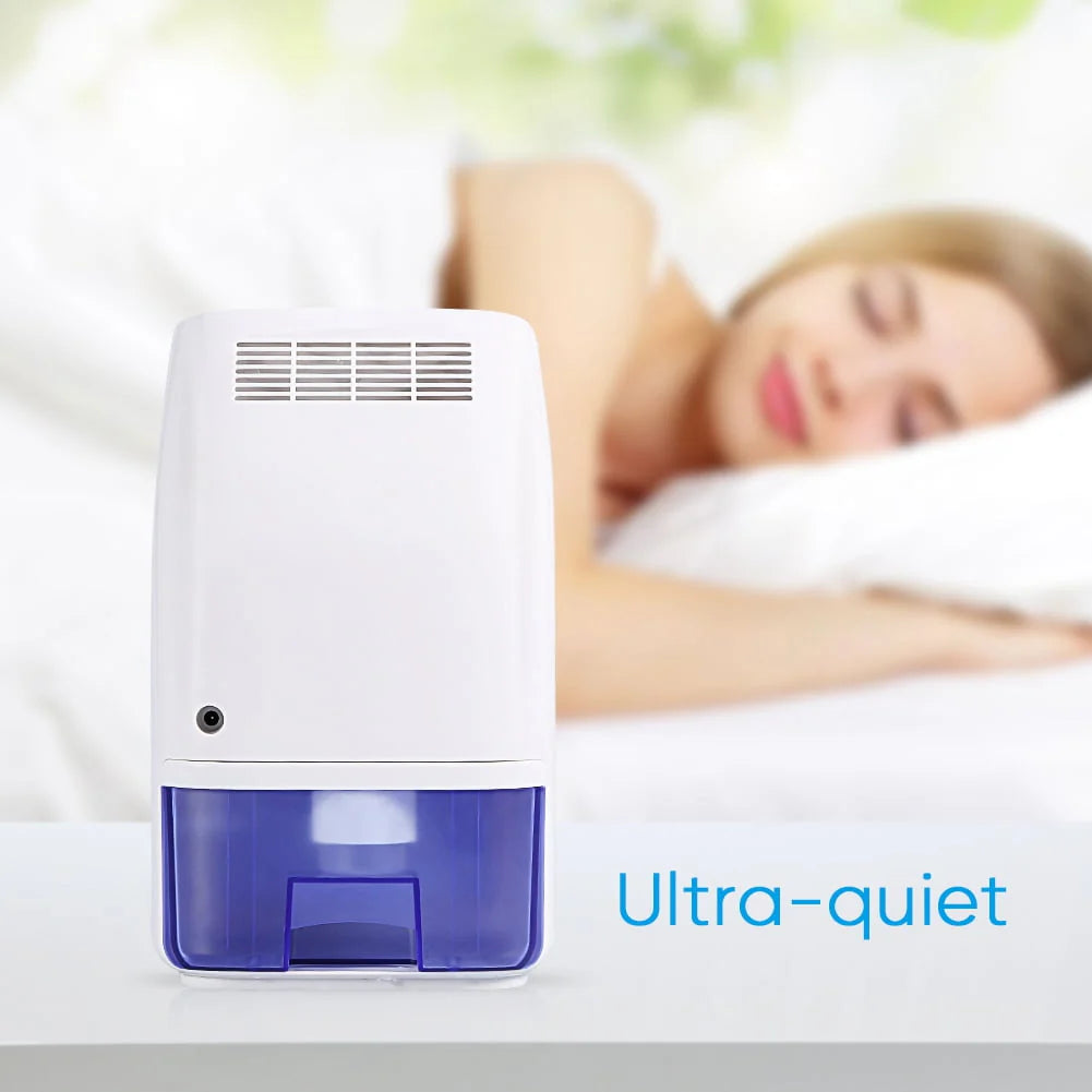 Tbest 700ml Compact Auto Min Dehumidifier Ultra Quiet Lightweight Portable Dehumidifier for Small Rooms Bathroom, Bedroom, Wardrobe Room, Closet