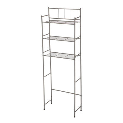 Mainstays 4 Piece Steel Satin Nickel Bath Shelves Set 15 lb Capacity per Shelf for Adult - Teen Ages