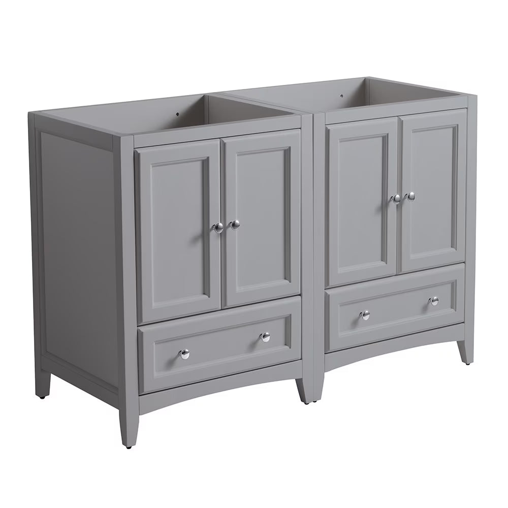 Fresca Oxford 48" Antique White Traditional Double Sink Bathroom Cabinets