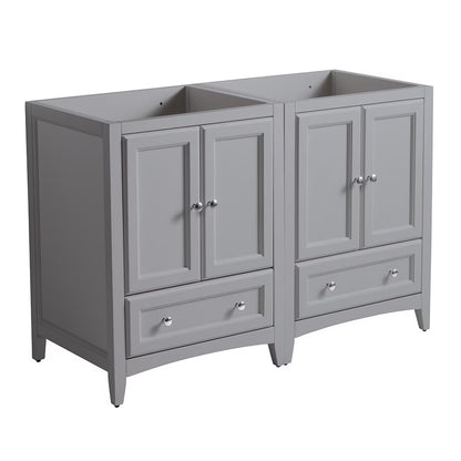 Fresca Oxford 48" Antique White Traditional Double Sink Bathroom Cabinets