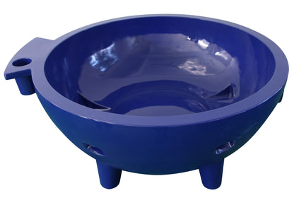 ALFI brand Red Wine FireHotTub The Round Fire Burning Portable Outdoor Hot Bath Tub