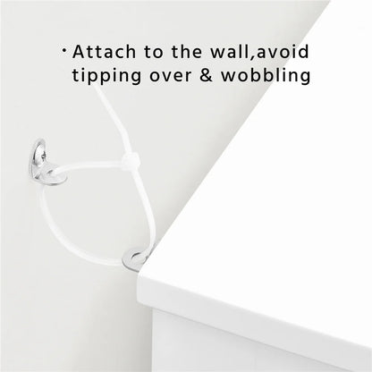 Yaheetech Free-Standing Bathroom Floor Cabinet with Drawer & Adjustable Shelves, White