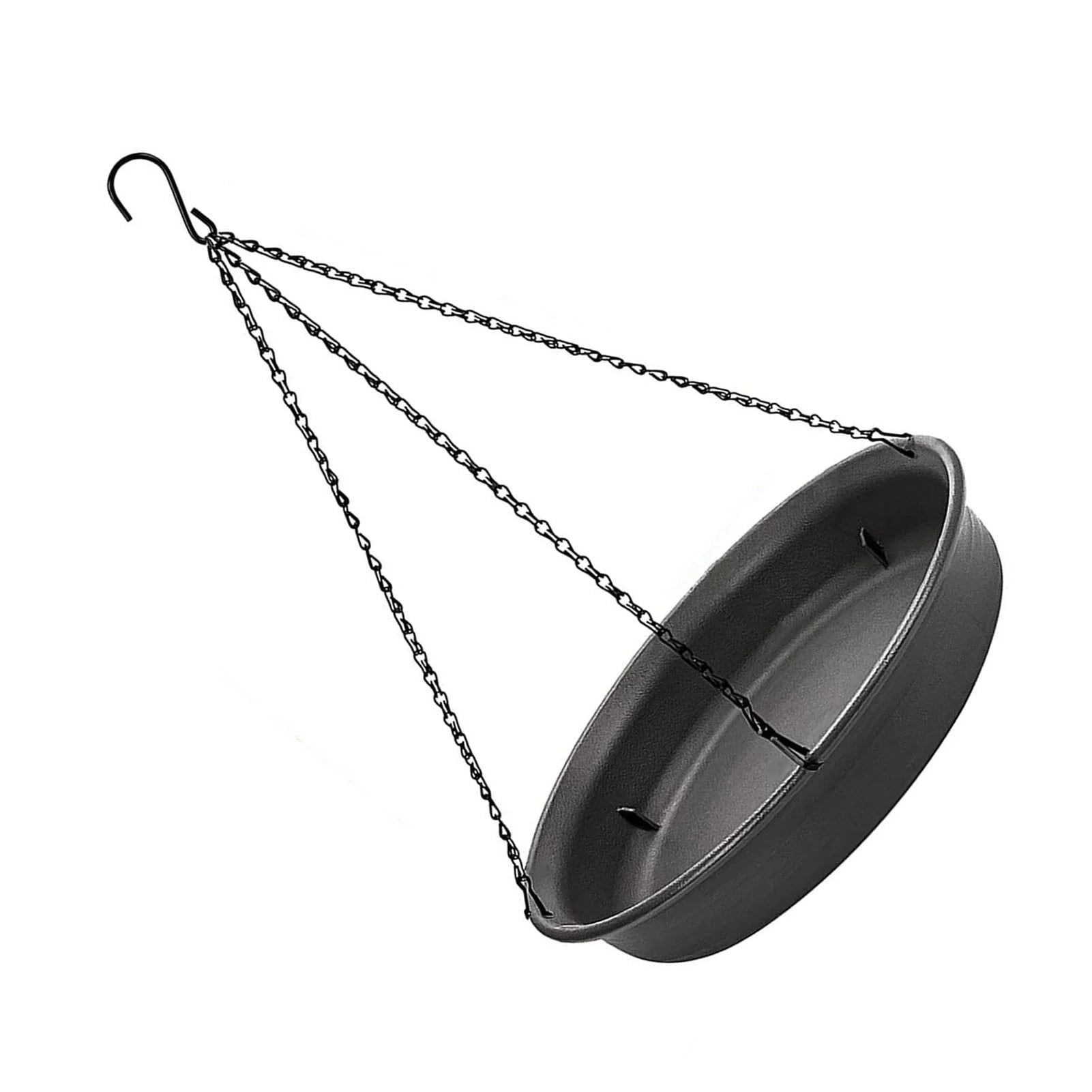 Outdoor Hanging Tray Bird Bath Tray Firm Chain Tray Strong Burden Capacity Gardening Exterior Decoration