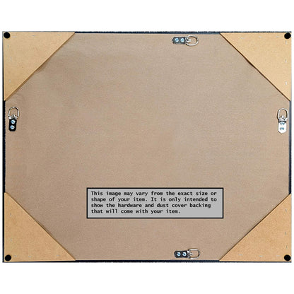 Amanti Art Beveled Wood Bathroom Wall Mirror - Corvino White Frame - Outer Size: 41 x 29 in