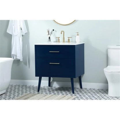 30 inch bathroom vanity in Green