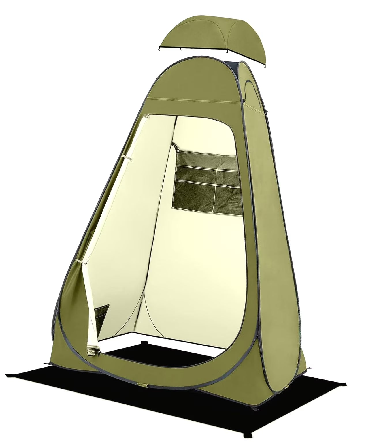 Highcool BRIAN DANY Shower Tent, Privacy Camping Changing Tent, Camp Toilet Bathroom Pod with Shelter, 47.2" 47.2" 74.8"