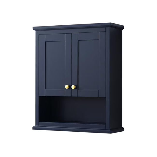 Wall-Mounted Bathroom Storage Cabinet, Dark Gray