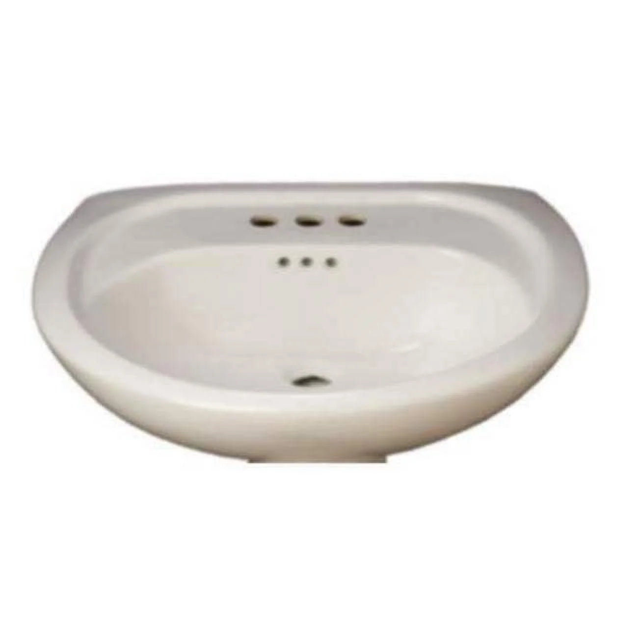 PROFLO PF5008 White Lisbon Valley 20" Vitreous China Pedestal Bathroom Sink