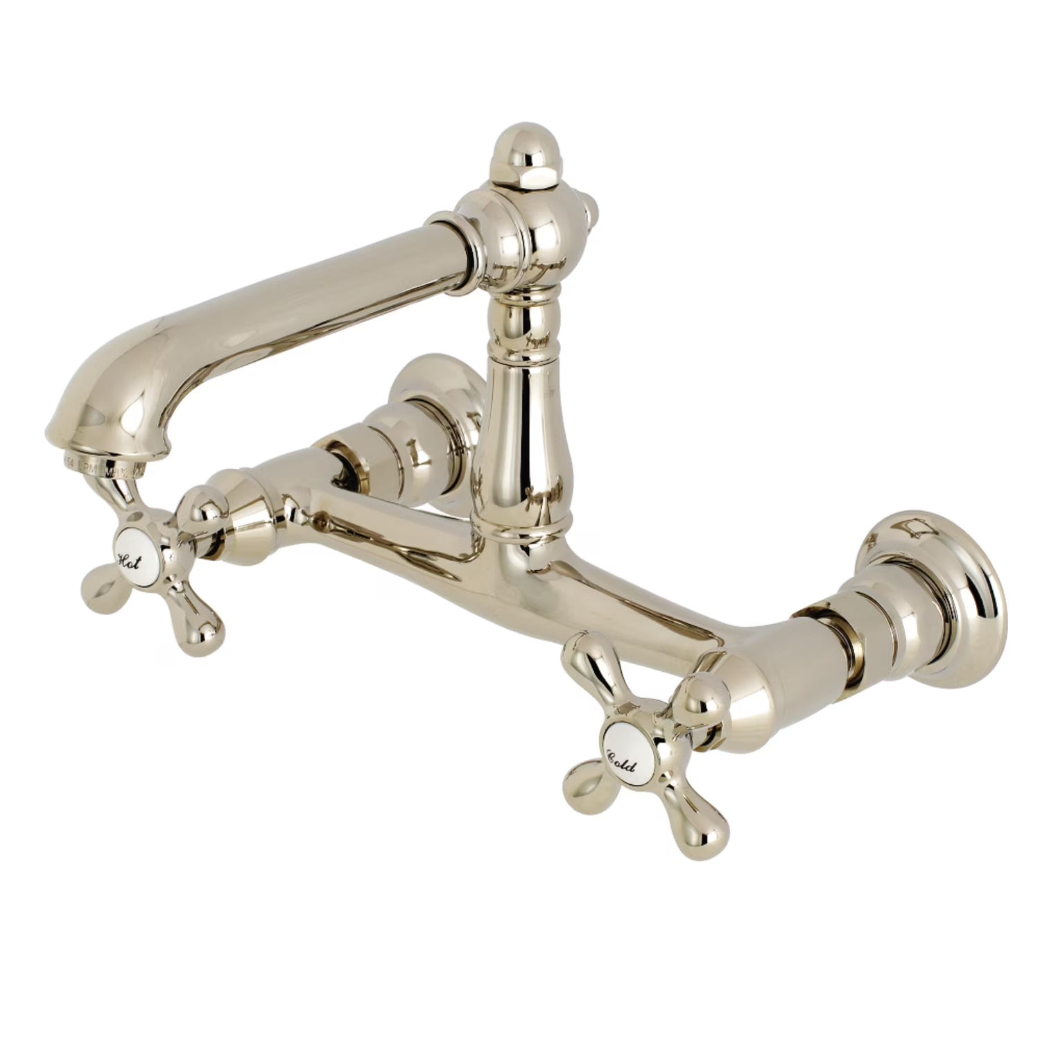 Kingston Brass KS7245AX 8-Inch Center Wall Mount Bathroom Faucet, Oil Rubbed Bronze