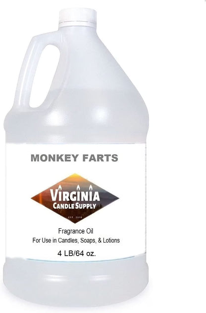 Monkey Farts Fragrance Oil 64 oz Bottle for Candle Making, Soap Making, Tart Making, Room Sprays, Lotions, Car Fresheners, Slime, Bath Bombs, Warmers