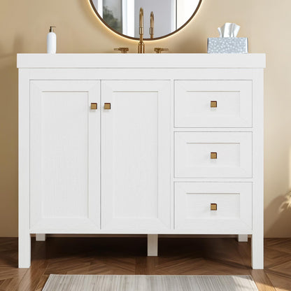 Dextrus 36'' Modern Bathroom Vanity with Sink Combo, Freestanding Bathroom Storage Cabinet with Drawers & Doors, Black