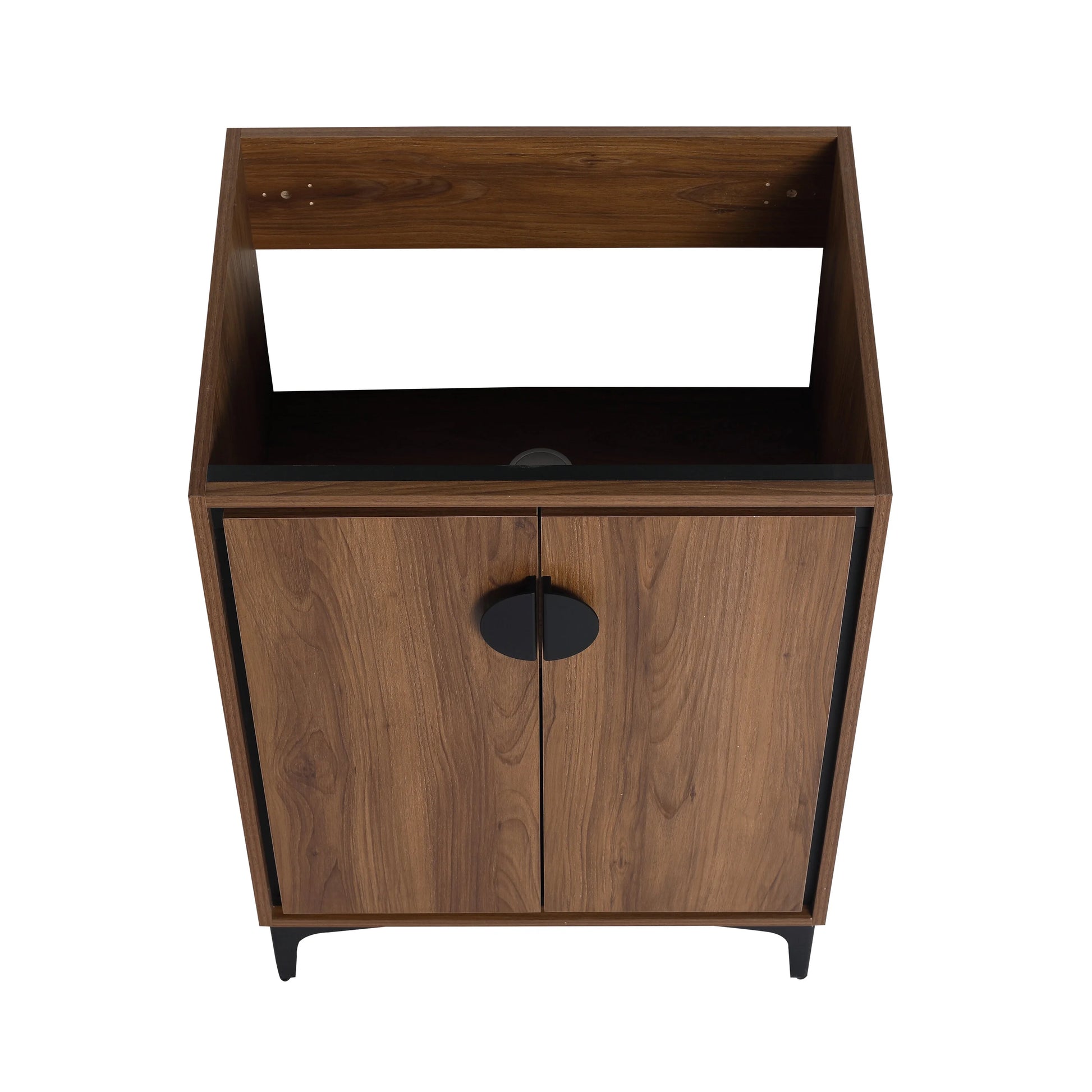 DUOSONG 24'' Bathroom Vanity Without Top Sink, Modern Bathroom Storage Cabinet With 2 Soft Closing Doors, Single Sink Bathroom Vanity Oak Engineered Wood Bath & Faucets Bathroom Vanities