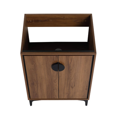 DUOSONG 24'' Bathroom Vanity Without Top Sink, Modern Bathroom Storage Cabinet With 2 Soft Closing Doors, Single Sink Bathroom Vanity Oak Engineered Wood Bath & Faucets Bathroom Vanities