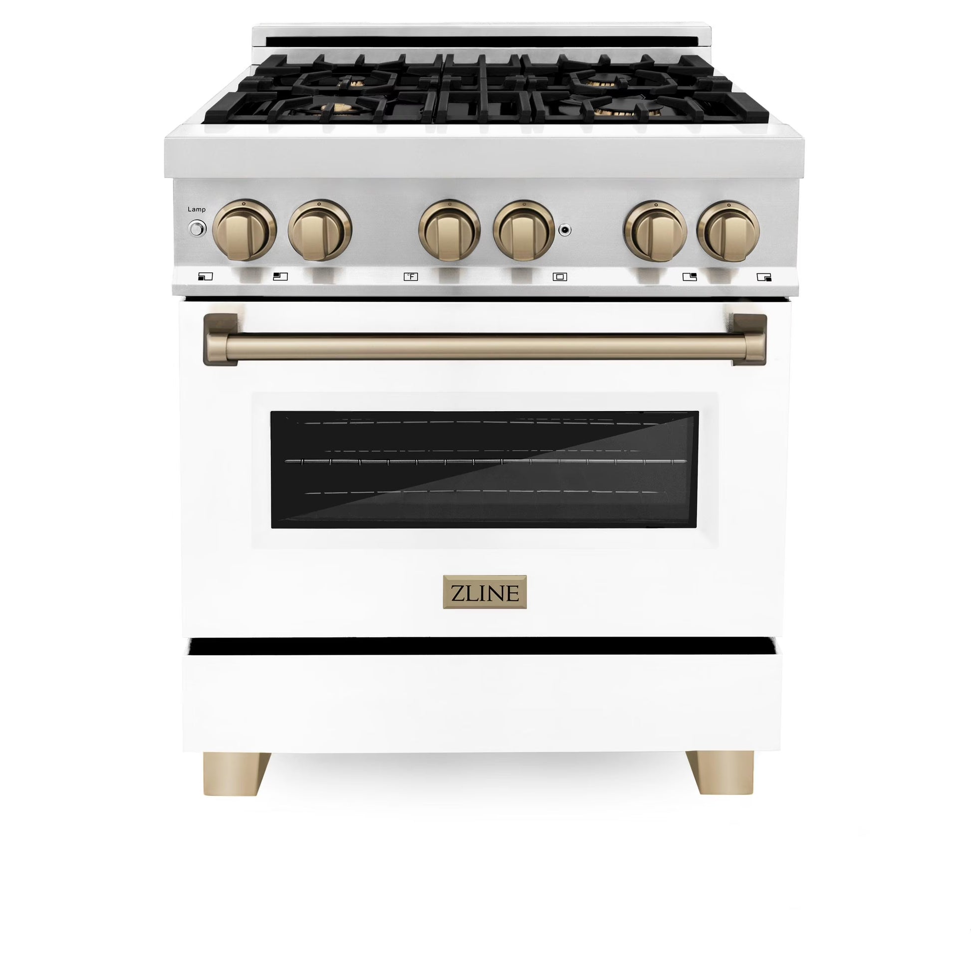 ZLINE KITCHEN AND BATH RAZ30CB professional gas range