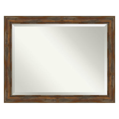 Amanti Art Alexandria Rectangular Beveled Bathroom Vanity Mirror
