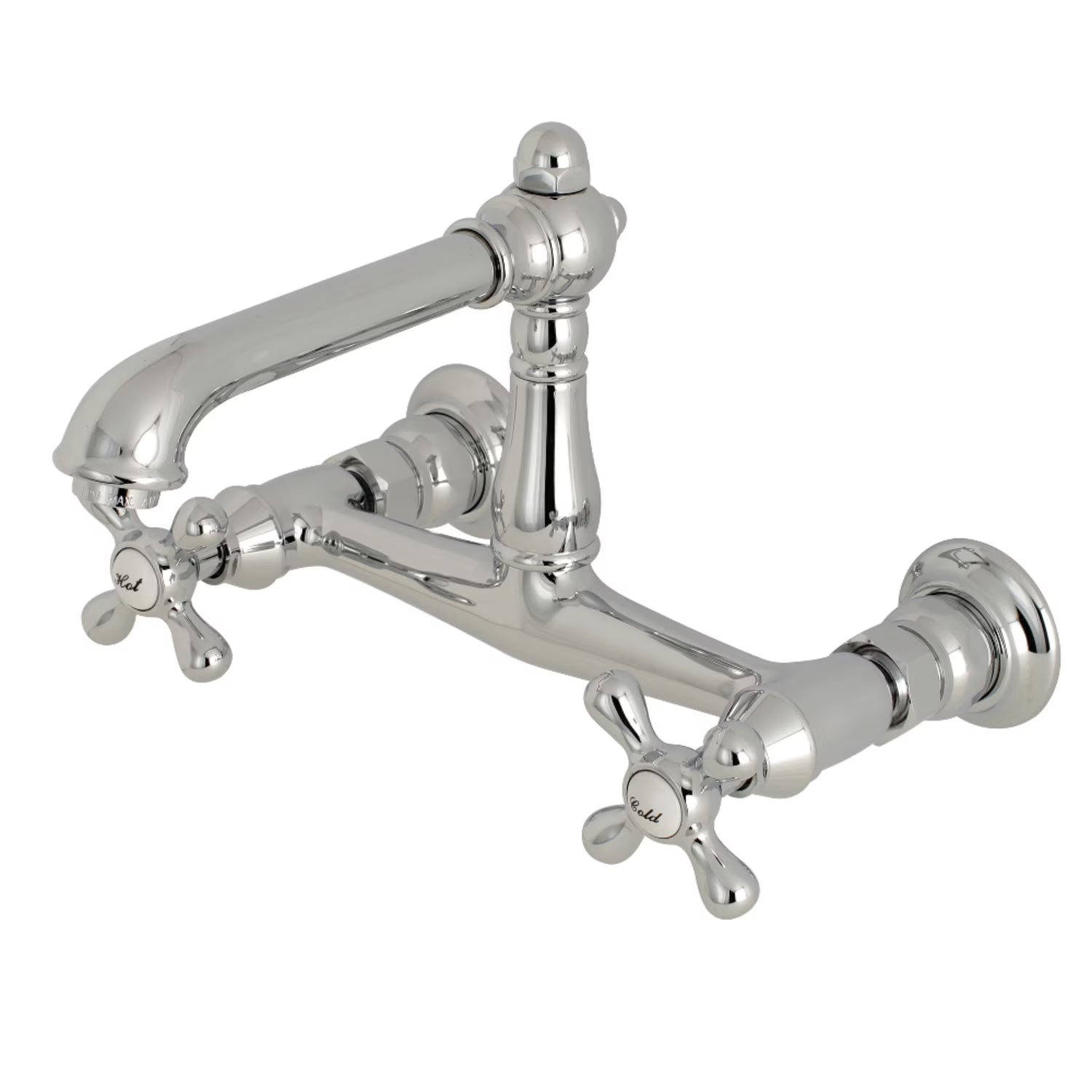 Kingston Brass KS7245AX 8-Inch Center Wall Mount Bathroom Faucet, Oil Rubbed Bronze