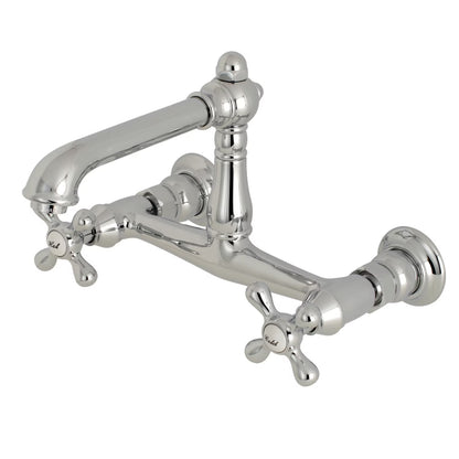 Kingston Brass KS7245AX 8-Inch Center Wall Mount Bathroom Faucet, Oil Rubbed Bronze