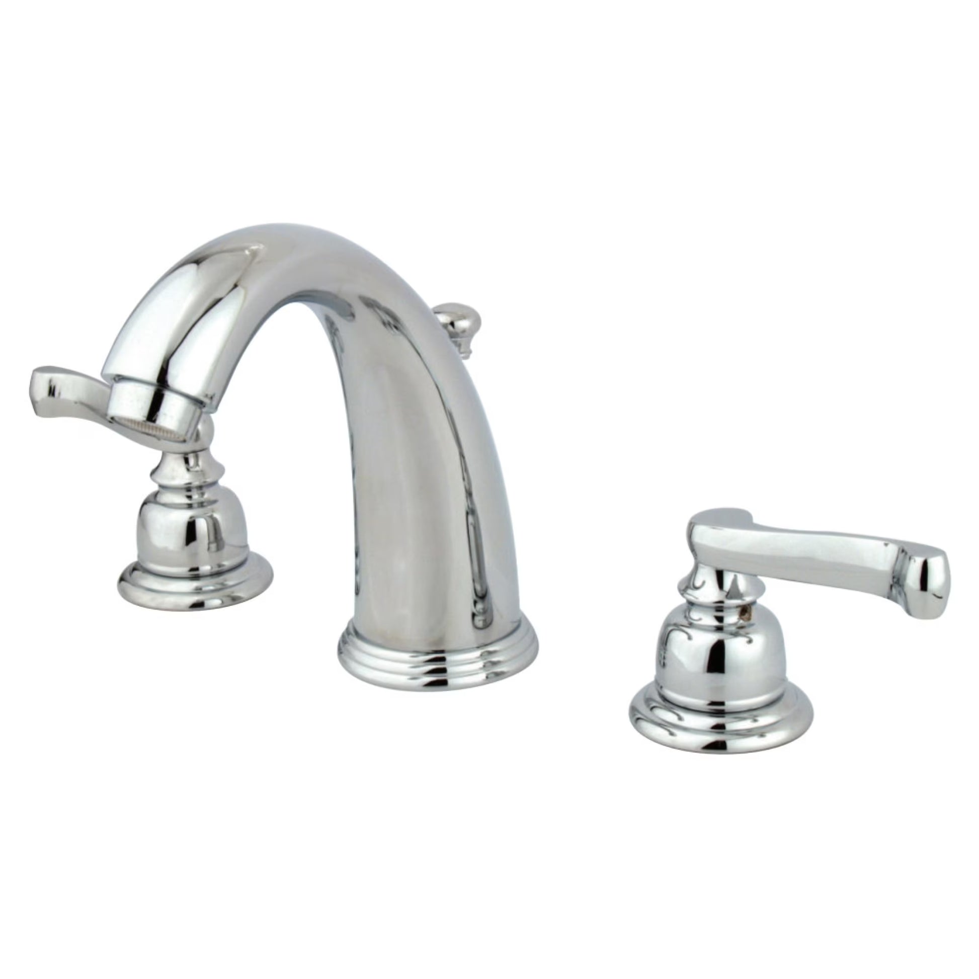 Kingston Brass KB982FL Widespread Bathroom Faucet, Polished Brass