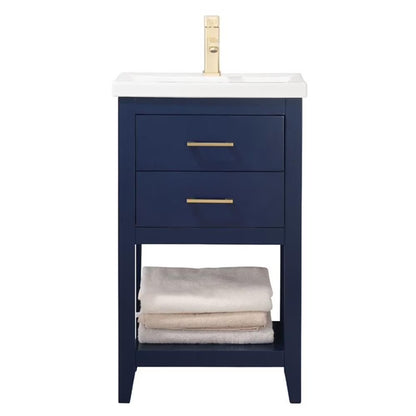 Design Element Cara 20" Single Sink Bathroom Vanity In White