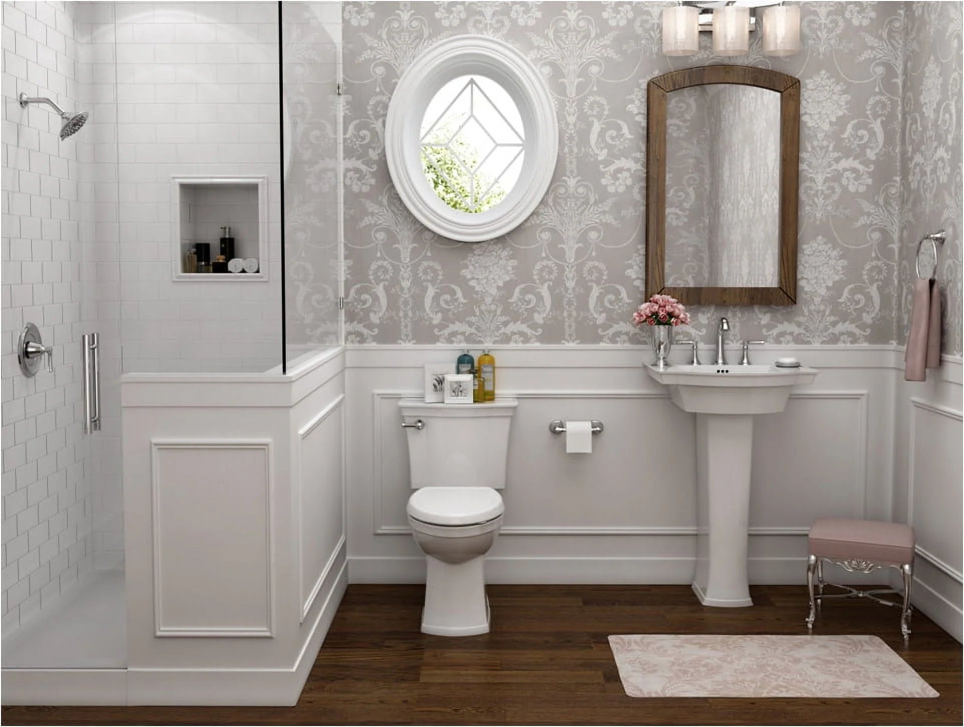 American Standard 7722.801 Estate Widespread Bathroom Faucet - Nickel
