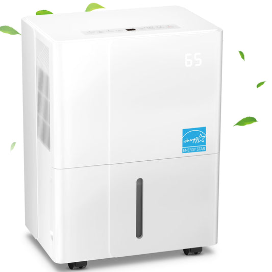 KISSAIR 22-Pint Dehumidifier, 3000 Sq. Ft Coverage Area Home Dehumidifier with Timer Continuous & Dry Mode, 4.8L Water Tank, Dehumidifier for Basement/Bathroom