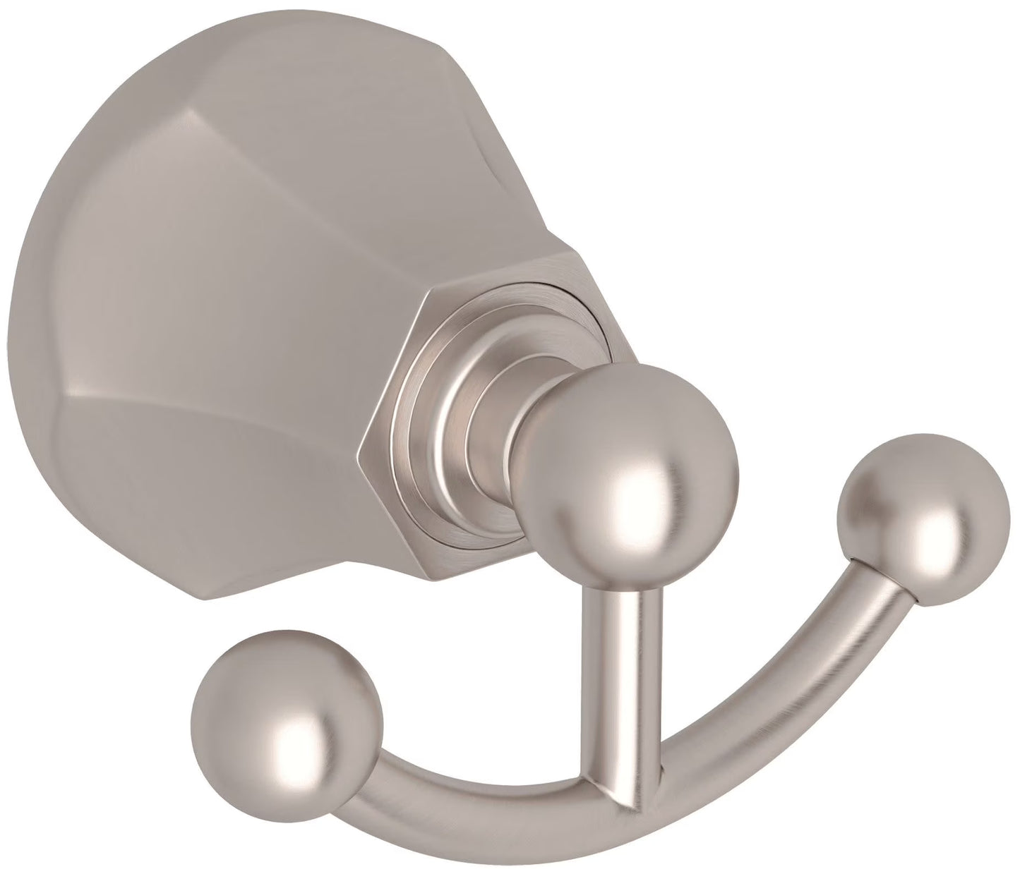 Rohl Wellsford Double Robe Bathroom Hook in Antique Gold WE7DAG