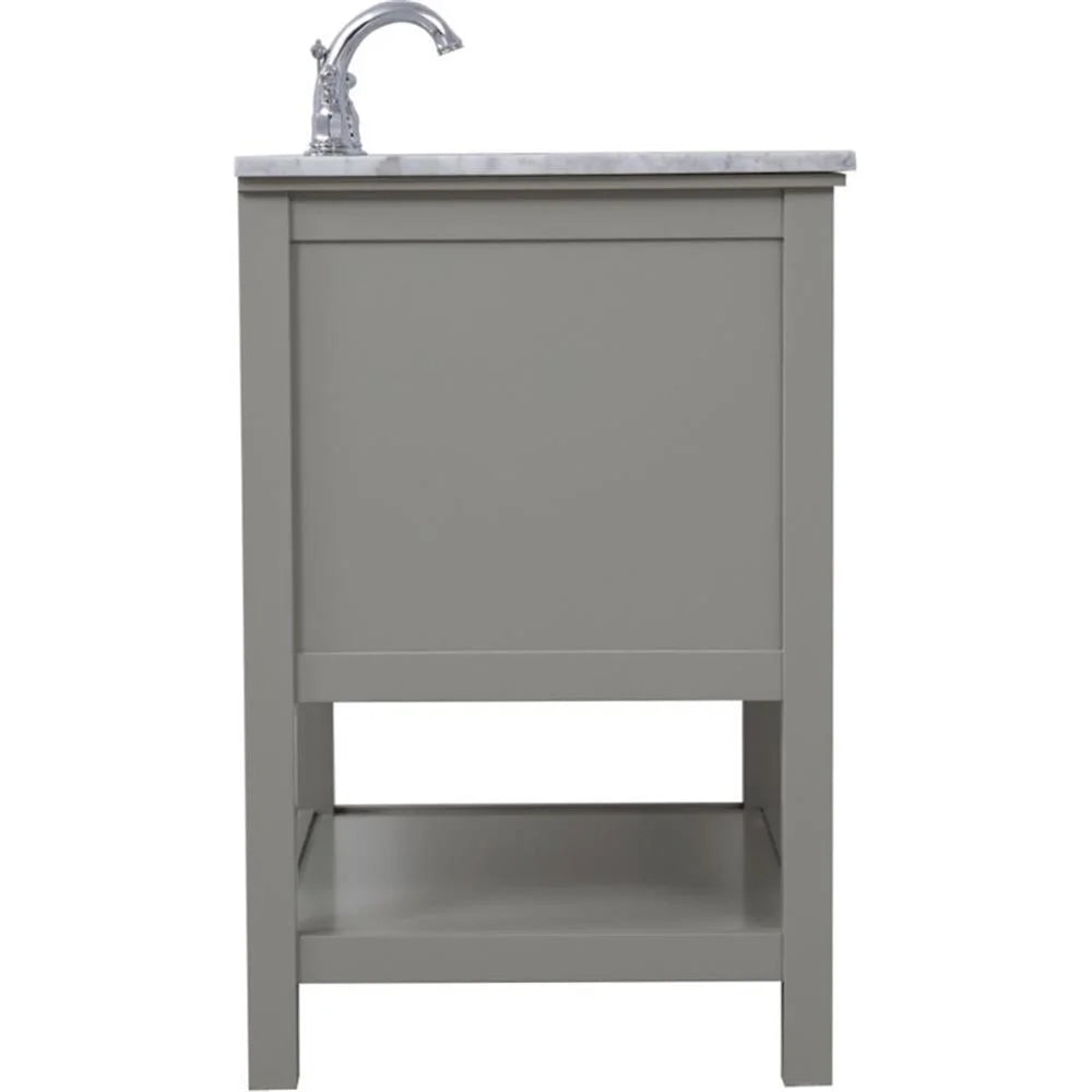 30 in. single bathroom vanity set in Grey
