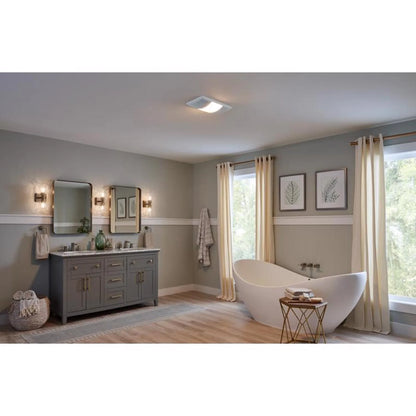 Broan-NuTone 80 CFM 1.5 Sones Bathroom Exhaust Fan with Heater and Light